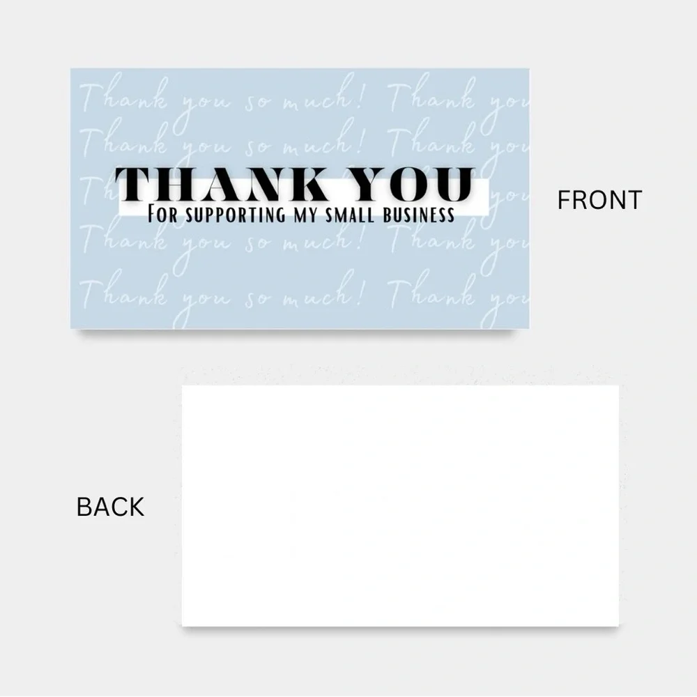 50 Thank‎ You Cards 🦋